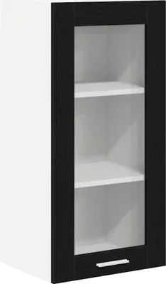 Produktbild von vidaXL Hängeschrank Schwarz Eichen-Optik 40 x 31 x 80 cm Holzwerkstoff
