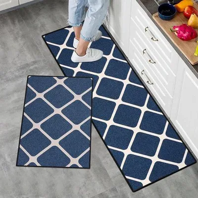 Produktbild von Famanu Küchenmatte Antirutsch Waschbar - 40x60cm + 40x120cm