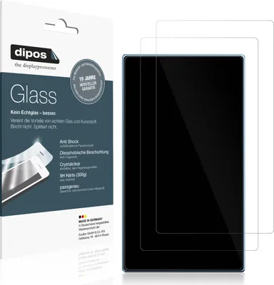 Produktbild von 2x Schutzfolie für FiiO JM21 - Anti-Shock 9H Folie dipos Glass Kunststoffglas