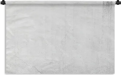 Produktbild von MuchoWow® Wandteppich Wandbehang Beton - Strukturiert - Weiß - Grau - Industriell 60x40 cm Tapisserie Dekoration Wandtuch - Wanddekorationen