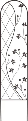 Produktbild von Zen-Blumenspalier "Yin und Yang" 0,35 x 1,50 m - Grau