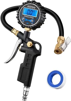 Productafbeelding van Digitale Bandenpomp met Manometer 250 PSI