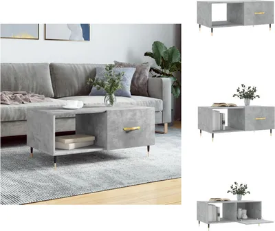 Produktbild von vidaXL Couchtisch Betongrau 90x50x40 cm Holzwerkstoff -  Couchtische