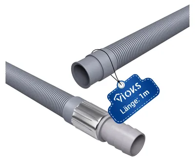 Produktbild von Ablaufschlauch Verlängerung 1m Ø 19mm Schlauch für Waschmaschine Spülmaschine