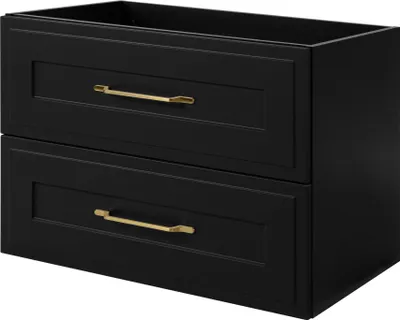 Immagine prodotto di Mobiletto lavabo in stile classico, nero, 80 x 57 x 46 cm