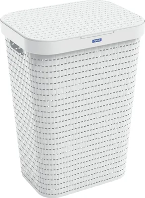 Produktbild von Wäschesammler 55 l COUNTRY, Farbe:Mistletoe weiß
