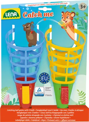 Produktbild von Simm Geschicklichkeits-Fangballspiel, inkl. Ball, Indoor/Outdoor, Kunststoff, Mehrfarbig, Höhe 12 cm