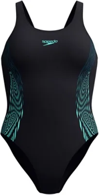 Produktbild von SPEEDO Womens Placement Muscleback Dark Teal Dark Teal 36