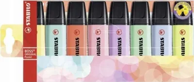 Produktbild von Stabilo BOSS Original Pastel 8er Set Textmarker