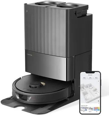 Produktbild von Roborock Qrevo Saugroboter mit Wischfunktion Absaugstation 5500 Pa Saugkraft, 3D-Kartierung, Doppeldrehmopps automatische Wasser-Befüllung, Entleerung