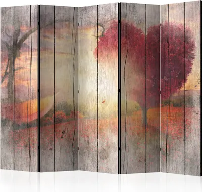 Obrázek produktu pro Oboustranný paraván Abstractions 225x172 cm 5dílný béžový