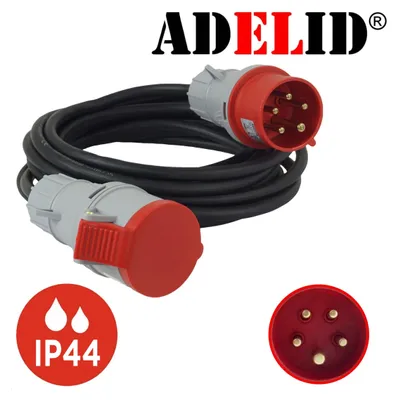 Produktbild von 35m CEE Starkstromkabel 16A 5x2,5mm² Verlängerungskabel Gummikabel H07RN-F IP44