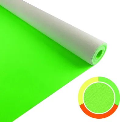 Produktbild von Primaflor Eventteppich NEON Grün 2,00m x 10,00m Messeteppich Schwer Entflammbar