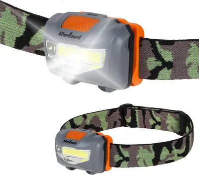 Obrázok produktu pre Vipow Čelovka 3W (COB), čelovka Super jasná Outdoorové aktivity Plastová čierna 6x4x3,5 cm