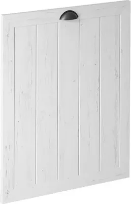 Produktbild von Frontblende 60 cm Küchenmöbel Küche Geschirrspülerfronten, Provence D60FZW Weiß/Matt