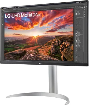 Produktbild von LG 27UP850K-W, 68,6 cm (27"), 3840 x 2160 Pixel, 4K Ultra HD, LED, 5 ms, Silber, Weiß