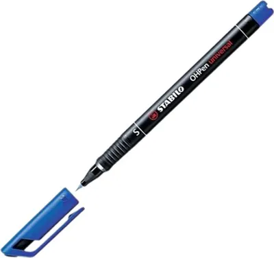 Produktbild von Folienstift - STABILO OHPen universal - permanent superfein - 10er Pack - blau