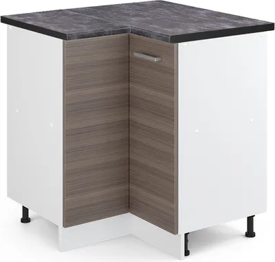 Image de Meuble d'angle Vicco R-Line Gris noble 75.6cm , PT Anthracite, Model 45558