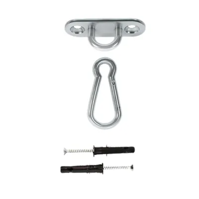 Produktbild von MAMOI® Deckenhaken schwerlast, Karabiner für schaukel, Schaukelhaken betondecke, Schwerlasthaken decke und holz, Deckenhacken für hängesessel, 1 Stück