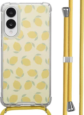 Productafbeelding van imoshion Design hoesje met koord voor de Samsung Galaxy S25 Edge - Citrus Dream