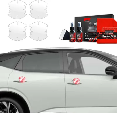Obrázek produktu pro ochranná fólie 4v1 Grizz Protector pro prohlubně klik dveří - Nissan Qashqai 3 Facelift (2024-2025)