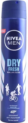 Zdjęcie produktu dla NIVEA Men Dry Fresh, Mężczyźni, Antyperspirant, Dezodorant w spreju, Spray, 200 ml, 48 h