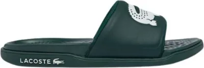 Produktbild von Lacoste Badelatschen Croco Dualiste Herren Dunkelgrün Weiß
