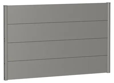 Produktbild von Zaunelement Aluminium biohort 150 x 90 cm quarzgrau-metallic