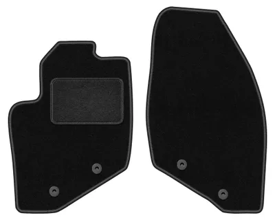 Immagine prodotto di Tappetini anteriori in moquette per Volvo XC70 II 2000-2007 (station wagon) – 2 pezzi, neri, su misura – Wielganizator LUX