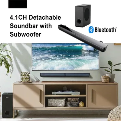 Produktbild von Soundbar – Heimkino-Lautsprecher – TV-Lautsprecher – Drahtloser Lautsprecher – HiFi-Lautsprecher – 4.1-Kanal-Soundsystem