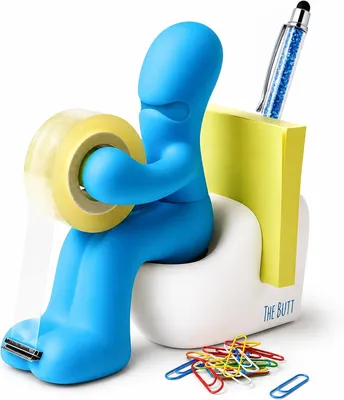 Imagen del producto de Organizador de escritorio compacto con rodillo de cinta adhesiva