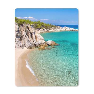 Produktbild von MuchoWow® Mauspad Mousepad Meer - Strand - Sommer 19x23 cm - Mousepads - Maus Mat - Pad - Mausunterlage - Mauspads - Spielen