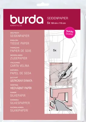 Produktbild von Burda Schnittmusterpapier, 5 Bg. à 110x150 cm