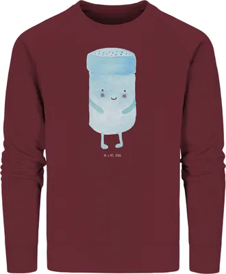 Produktbild von Mr. & Mrs. Panda Nachhaltiger Pullover Beste Freunde Salz Größe XS - Burgundy - Geschenk, Pulli, Baumwoll, Sweater, Fehlende Keywords, Sweatshirt, Lustige Sprüche