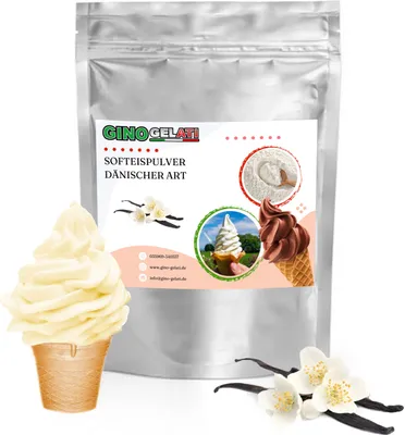Produktbild von Vanille Dänisches Softeis Pulver 333 g