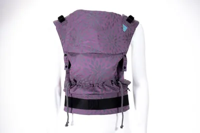 Produktbild von KAAMI | DuoFlex | Die Babytrage für alle Lebenslagen und jedes Alter | Flora Purple Grape – Lila