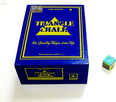 Image de Triangle Craie 144 Pièce Vert Snooker-Kreide Craie de Billard