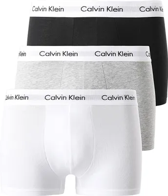 Produktbild von Calvin Klein Herren 3er Pack Low Rise Trunks, Mehrfarbig XL