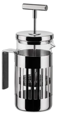 Persfilter Kaffeebereiter 3 Tassen Edelstahl Glas