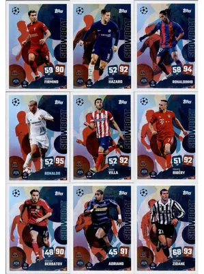 Produktbild von Topps - Match Attax Champions League 2025/26 - Trading Cards - Alle 9 Showboat Karten