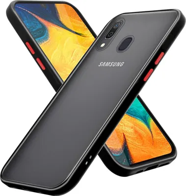 Produktbild von Cadorabo Hülle für Samsung Galaxy A20 / A30 / M10s Schutz Hülle in Transparent Handyhülle Hybrid Schutzhülle Etui TPU