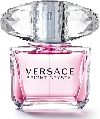 A product shot of a bottle of Versace Bright Crystal eau de Toilette.