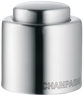 Produktbild von WMF Clever&More Sektverschluss 'Champagne', Flaschenverschluss, Cromargan Edelstahl mattiert, H 4,7cm, Ø 4 cm