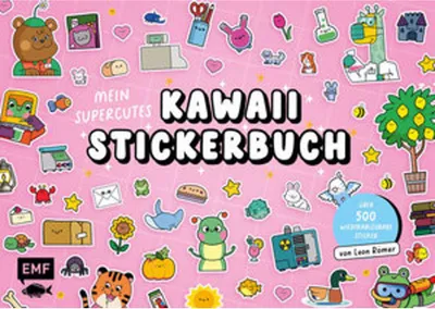 Image de Mein supercutes Kawaii-Stickerbuch mit über 500 wiederablösbaren Stickern