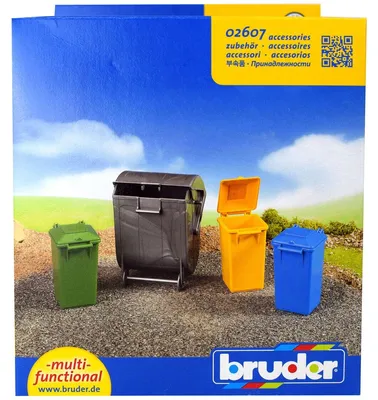 Image de Bruder 2607 Poubelles - Kit