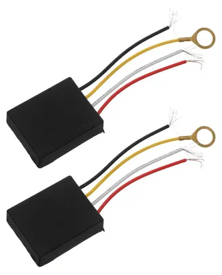 Productafbeelding van Aanraaksensor Lampbediening - Dimmodule Vervanging - Lamp Reparatie - Traploze Helderheidsregeling - 2 Stuks - Zwart
