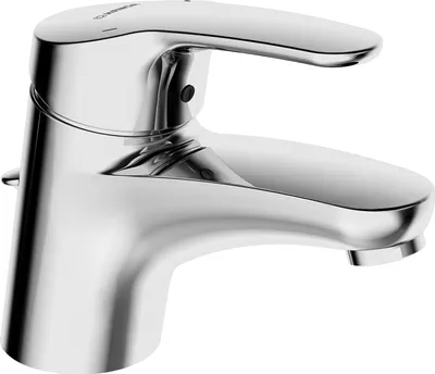 Produktbild von Hansa Waschtisch-Einhebelm. HANSAMIX 01102283 m.Garnitur u.flex.Druckschl.,verchromt