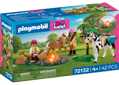 Immagine prodotto di PLAYMOBIL: "Amo i cavalli", gita a cavallo con falò