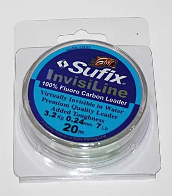 Produktbild von Sufix Invisiline 20m 0,27mm 3,6kg  Fluorocarbon