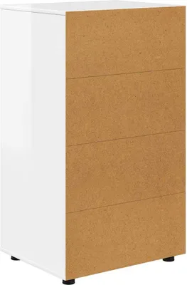 Zdjęcie produktu dla Szafy do przechowywania Wysoki połysk biały 60 x 48 x 105 cm